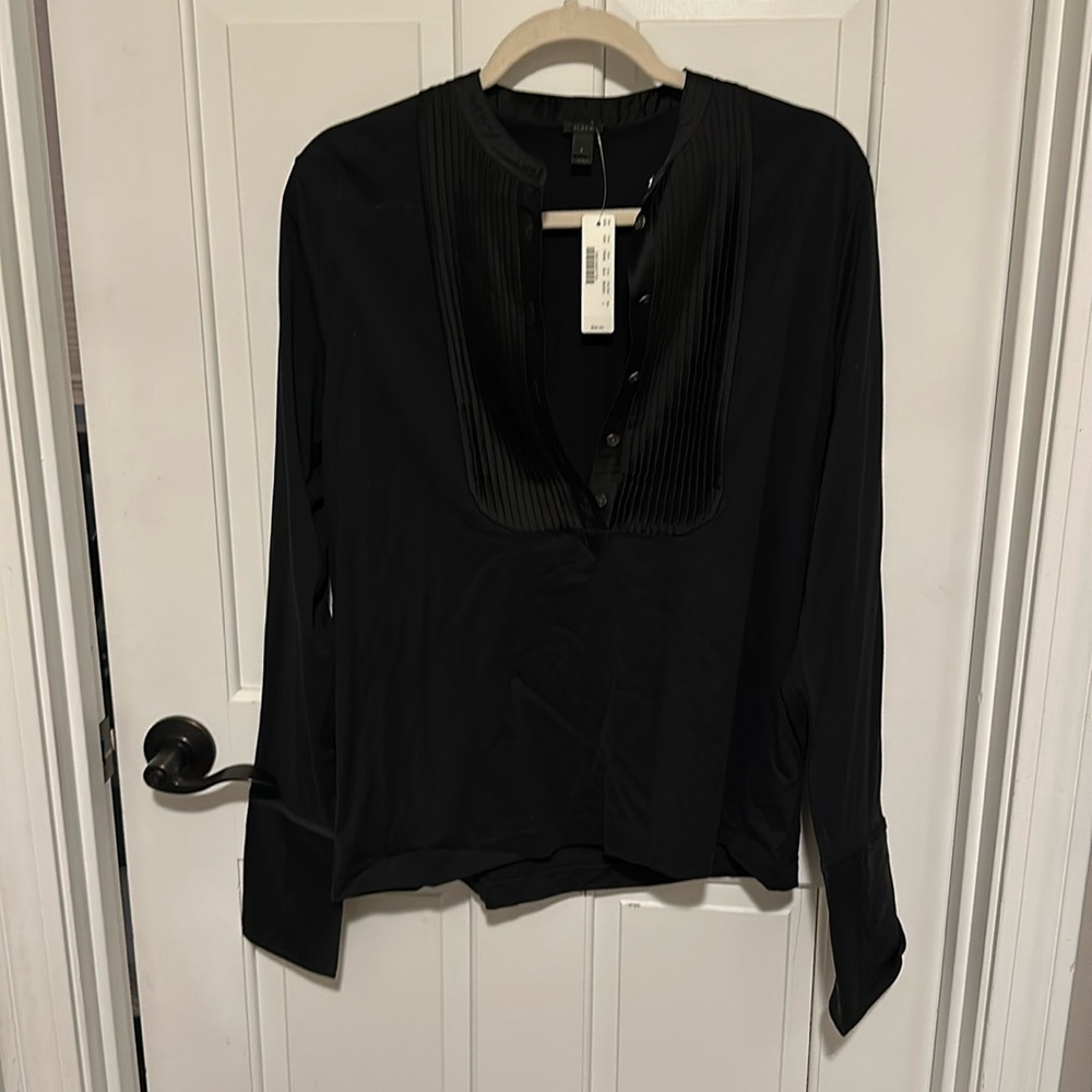 Black J crew blouse